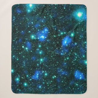 Dunkle Materie Blau Aquamarin Sherpadecke