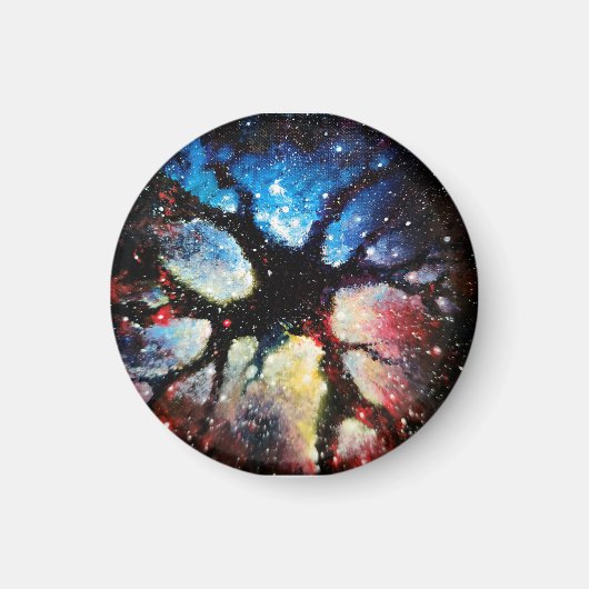 Dunkle Materie im Universum Magnet (Vorne)