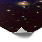 Dunkle Materie in Galaxy Cluster Abell 1689 (Hubbl Poster (Ecke)