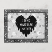 Dunkle Materie Postkarte (Vorderseite)