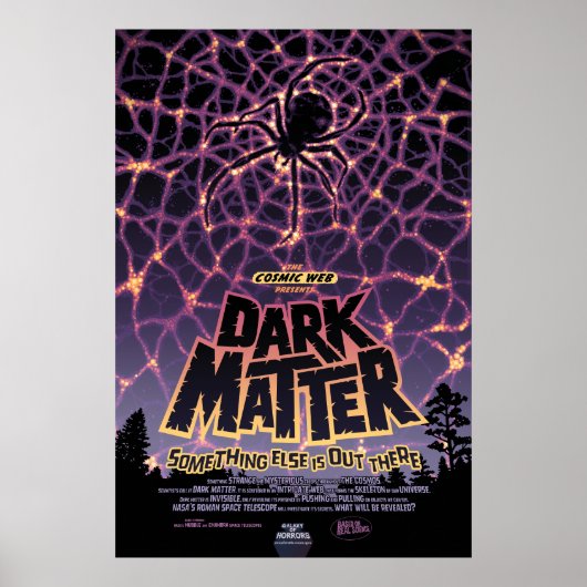 Dunkle Materie Universum, Galaxie der Horror Hallo Poster (Vorne)