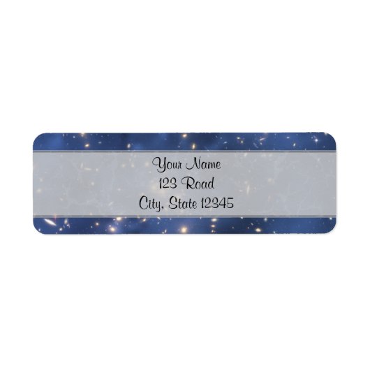 Dunkle Matterring und Galaxy Cluster in Cobalt Blu (Vorne)