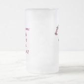 Dunkle Mechanik Mattglas Bierglas (Mittel)