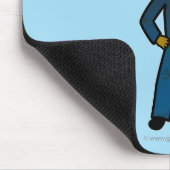 Dunkle Mechanik Mousepad (Ecke)