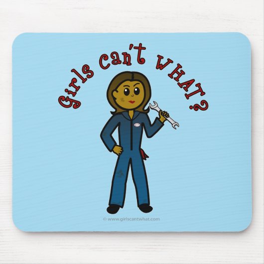 Dunkle Mechanik Mousepad (Vorne)