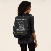 Dunkle Meerjungfrau Sirene Rucksack (Ausgewaschen)