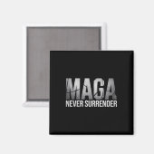 Dunkle Mega Trump 2024 nie übergeben Magnet (Vorderseite/Rückseite)