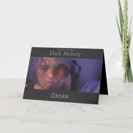 Dunkle Melodiekarte Karte (Vorderseite)