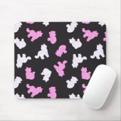 Dunkle Miezekatze-Plätzchen Mousepad (Mit Mouse)