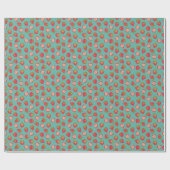 Dunkle Minze Strawberry Wrapping Paper/Geschenkwra Geschenkpapier (Flach)