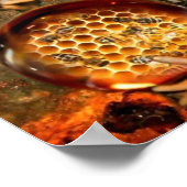 Dunkle Mit Augen Bienen-Fee-Poster Poster (Ecke)