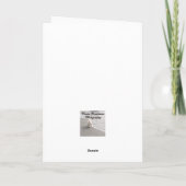 Dunkle Mit Augen Junco Bird Foto Weihnachtskarte Ankündigung (Rückseite)