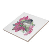 Dunkle Mit Augen Junco Bird Keramik Tile Fliese (Seite)