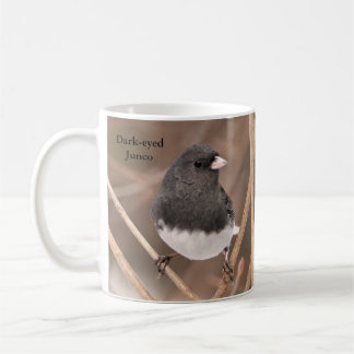 Dunkle mit Augen Junco-Kaffee-Tasse von BirdingCol Kaffeetasse