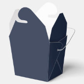 Dunkle Mitternachtsblaue Gefallen-Boxen Geschenkschachtel (Geöffnet)