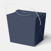 Dunkle Mitternachtsblaue Gefallen-Boxen Geschenkschachtel (Rückseite)