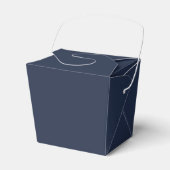 Dunkle Mitternachtsblaue Gefallen-Boxen Geschenkschachtel (Vorderseite)