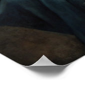 Dunkle Mond Hexe - Kristallsehwall Kunst Poster (Ecke)