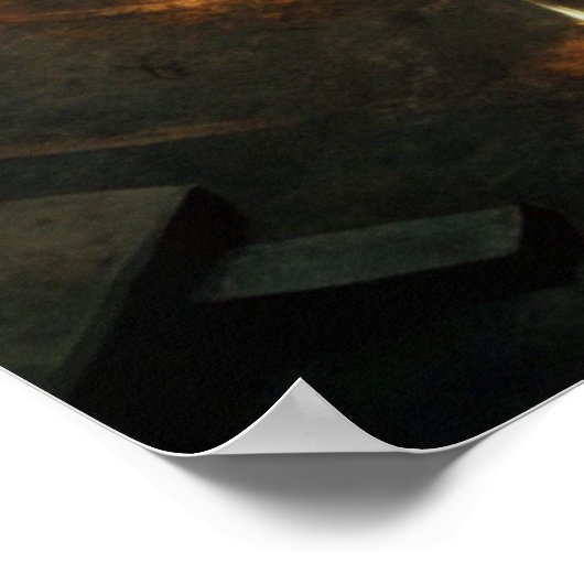 Dunkle Mondhupe - Ritual Circle Wall Poster (Ecke)