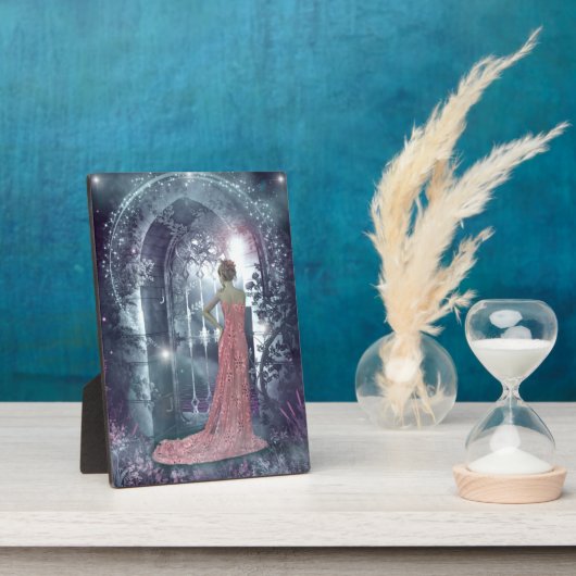 Dunkle Mondlichtnacht Fotoplatte (Seite)