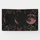 Dunkle Mondphasen Banner (Horizontal)