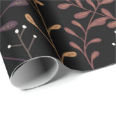 Dunkle Mondphasen Geschenkpapier (Rolleneckpunkt)