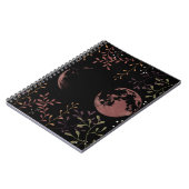 Dunkle Mondphasen Notizblock (Linke Seite)