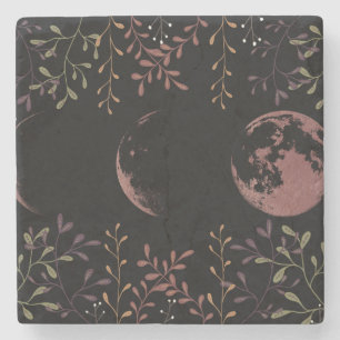 Dunkle Mondphasen Steinuntersetzer