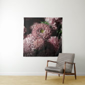 Dunkle Moody Botanicals: rosa Aster Wandteppich (Beispiel)