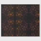 Dunkle Moody Halloween Herbst Geschenkpapier (Flach)