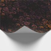 Dunkle Moody Halloween Herbst Geschenkpapier (Ecke)