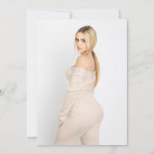 Dunkle Moody-Waldbäume bei Twilight Sweet 16 Einladung (Rückseite)