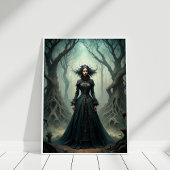 Dunkle Moon Hexe - Forest Queen Wall Art Poster