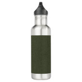 Dunkle Moos Texturierte Wasserflasche Edelstahlflasche (Rechts)