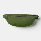 Dunkle Moosfarbe Grün Solid Farbe Bauchtasche (Ablage )