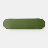 Dunkle Moosfarbe Grün Solid Farbe Skateboard (Horizontal)