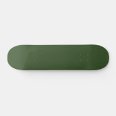 Dunkle Moosfarbe Grün Solid Farbe Skateboard (Horizontal)
