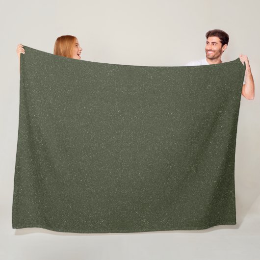 Dunkle Moostextur Custom Fleece Blanket (Beispiel)