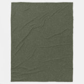 Dunkle Moostextur Custom Fleece Blanket (Vorderseite)