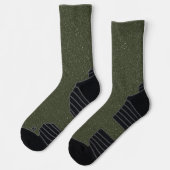 Dunkle Moss Glitzer Crew Socks - Custom Men's Bulk Socken (Links)