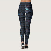 Dunkle Musterskala Leggings (Rückseite)