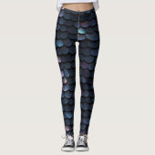 Dunkle Musterskala Leggings (Vorderseite)