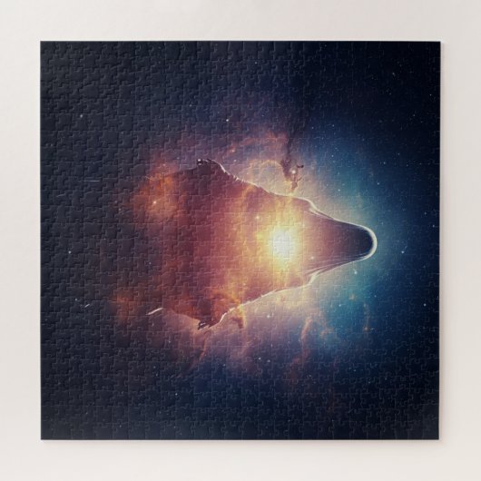 Dunkle mysteriöse Überlord in Deep Universe Puzzle (Horizontal)