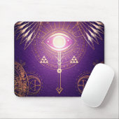 Dunkle mystische arkane Augen der Ewigkeit Mat Mousepad (Mit Mouse)