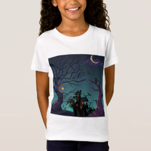Dunkle Nacht   Halloween   Spuk Haus T-Shirt