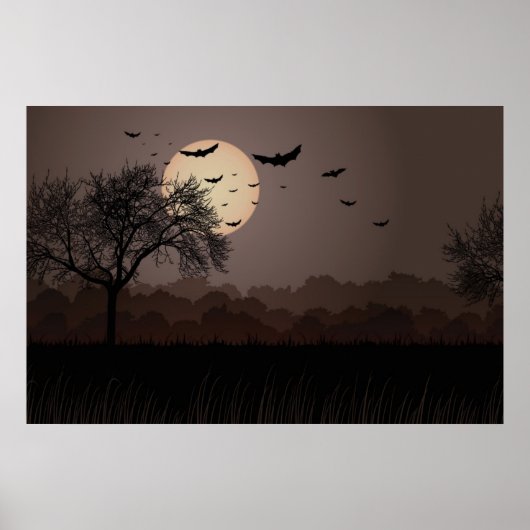 Dunkle Nacht Poster (Vorne)