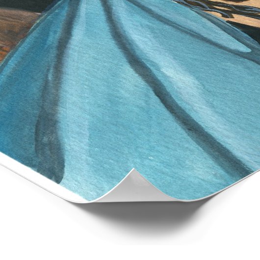 dunkle Nacht Poster (Ecke)