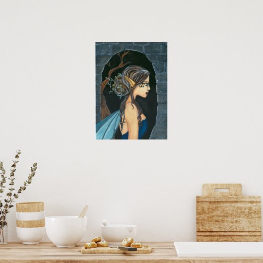 dunkle Nacht Poster (Küche)