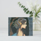 dunkle Nacht Postkarte (Stehend Vorderseite)