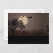 Dunkle Nacht Postkarte (Vorne/Hinten)